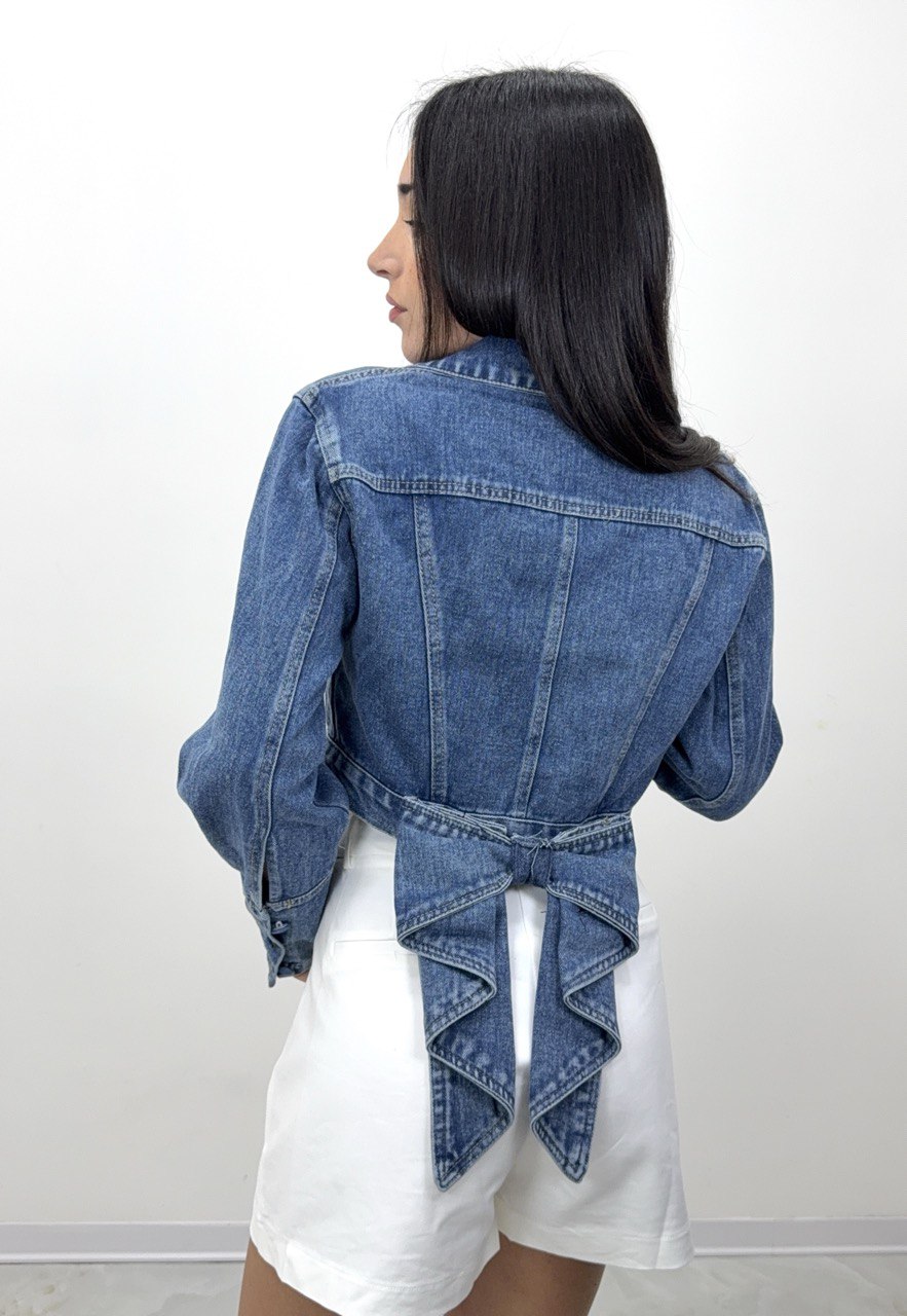 GIUBBINO JEANS FIOCCO