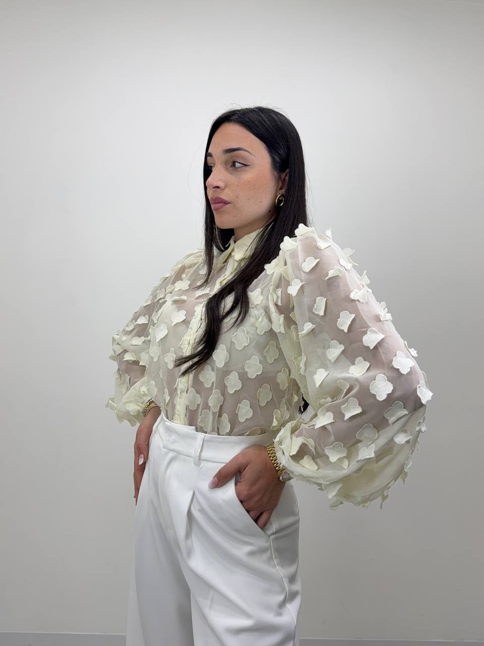 CAMICIA LITTLE FLOWERS