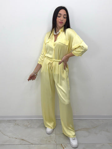 CAMICIA RASATA GIALLA