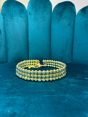 COLLANA A TRE PERLE