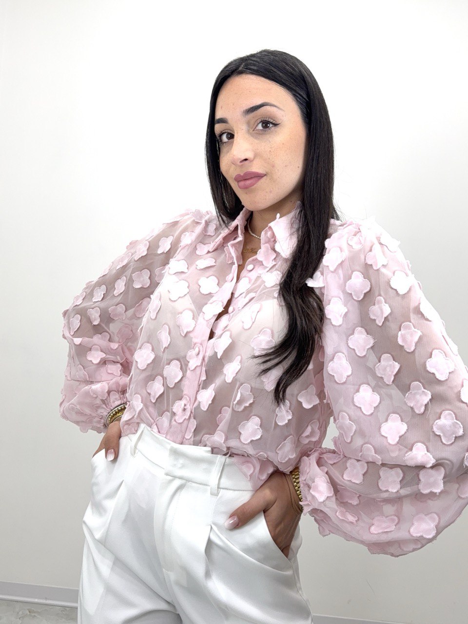 CAMICIA LITTLE FLOWERS