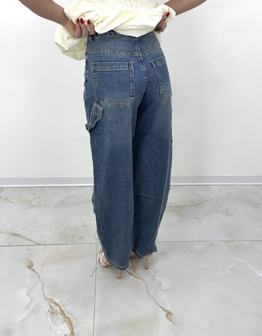 JEANS LAVAGGIO MEDIO WIDE BALOON